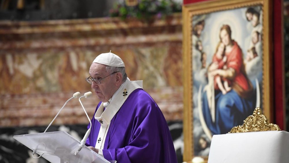 Para durante homilia do deste I domingo do advento | Foto: Vatican Media