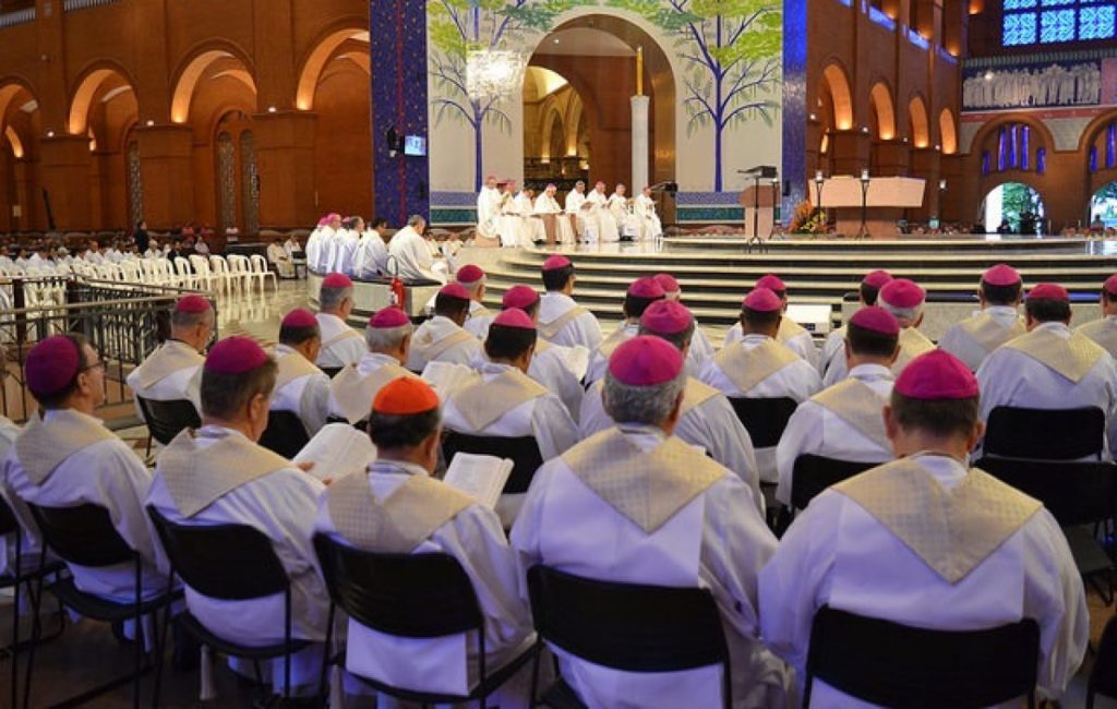 Bispos do Brasil participam de Celebração Eucarística no Santuário Nacional de Aparecida (SP) - (Foto: CNBB)