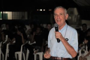 Bispo de Macapá Dom Pedro Conti fala aos participantes do IERPJ